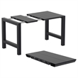 Compamia Vegas 39 inch to 55 inch Extendable Bar Table Black
