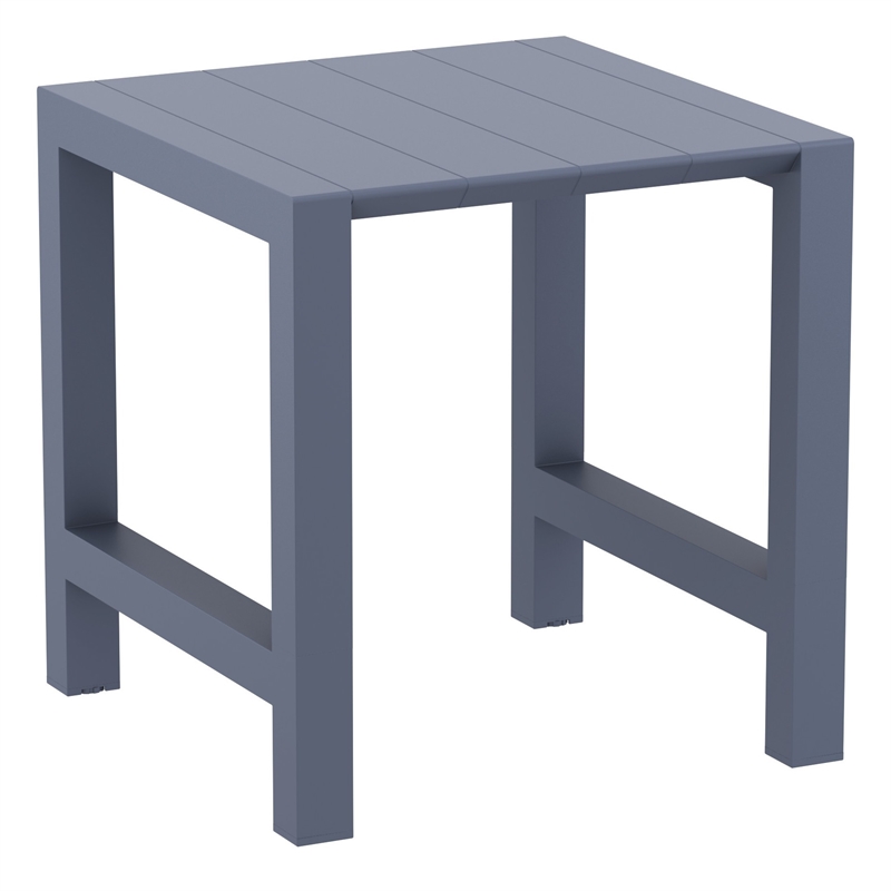 Compamia Vegas 39 inch to 55 inch Extendable Bar Table Dark Gray