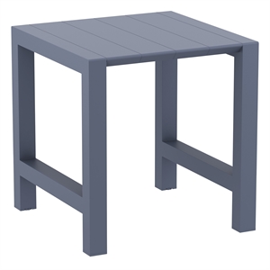 Compamia Vegas 39 inch to 55 inch Extendable Bar Table Dark Gray