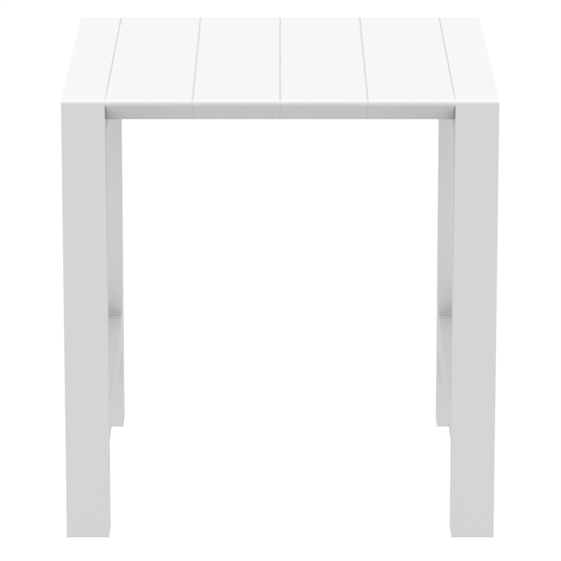 Compamia Vegas 39 inch to 55 inch Extendable Bar Table White