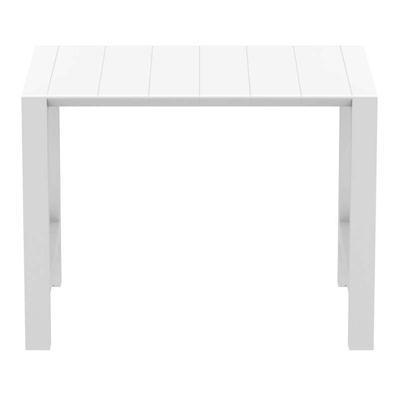 Compamia Vegas 39 inch to 55 inch Extendable Bar Table White