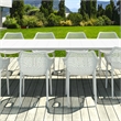 Air XL Extension 11 Piece Dining Set in White