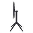 Compamia Sky Round Folding Table 24 inch in Black finish
