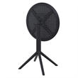 Compamia Sky Round Folding Table 24 inch in Black finish