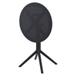 Compamia Sky Round Folding Table 24 inch in Black finish