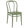 Compamia Victor Patio Dining Set with 4 Chairs in Olive Green