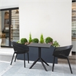 Compamia Sky Pro Stacking Dining Chair in Black finish
