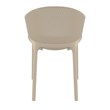 Compamia Sky Pro Stacking Dining Chair in Taupe finish