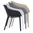 Compamia Sky Pro Stacking Dining Chair in Olive Green finish