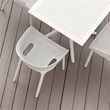 Compamia Sky Pro Stacking Dining Chair in White finish
