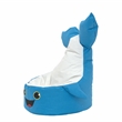 Blue and White Whale Bean Bag Chair
