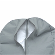 Gray and Pink Hippo Bean Bag Chair