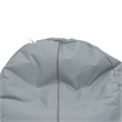 Gray and Pink Hippo Bean Bag Chair