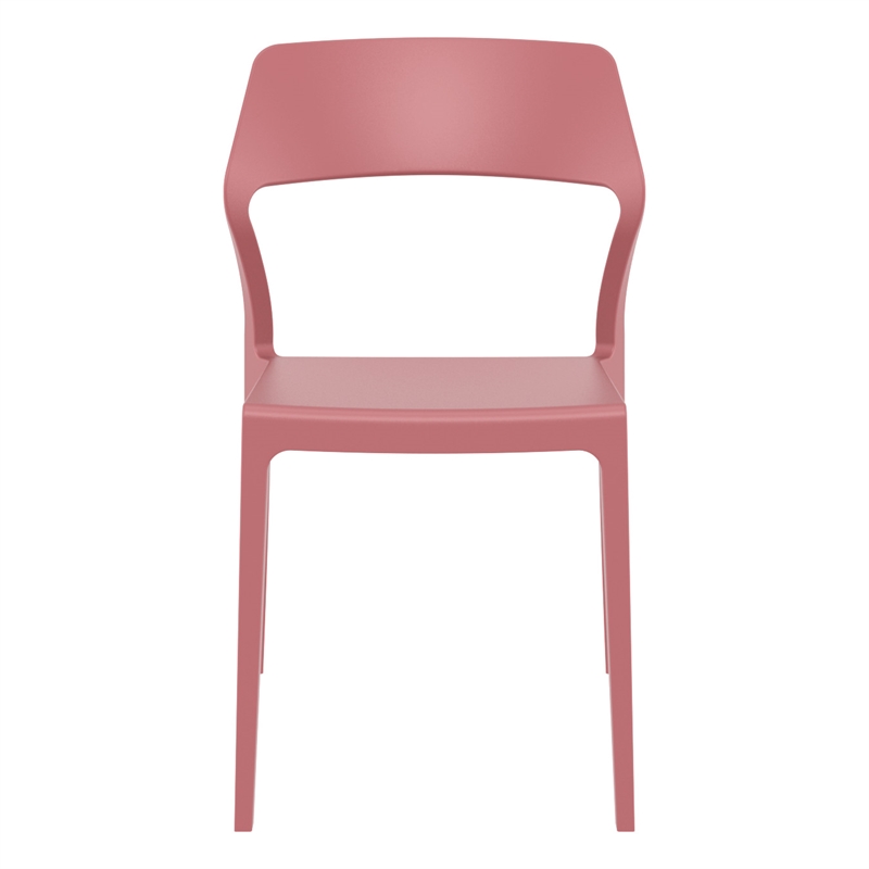 Compamia Snow Resin Dining Chair in Marsala finish