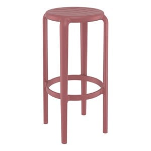 Compamia Tom Resin Bar Stool Marsala