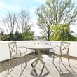 Compamia Sky 42 inch Round Dining Table Taupe