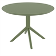 Compamia Sky Round Dining Table 42 inch Olive Green