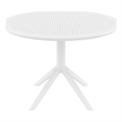 Compamia Sky 42 inch Round Dining Table White