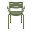 Compamia Paris Resin Outdoor Arm Chair Olive Green
