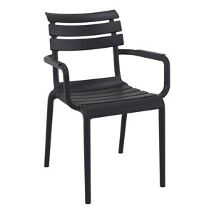 Compamia Paris Extendable Dining Set 11 Piece Black-Black