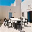 Compamia Helen Resin Outdoor Chair in Black finish