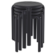 Compamia Tom Resin Dining Stool in Black finish