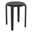 Compamia Tom Resin Dining Stool in Black finish