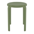 Compamia Tom Resin Dining Stool in Olive Green finish