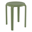 Compamia Tom Resin Dining Stool in Olive Green finish