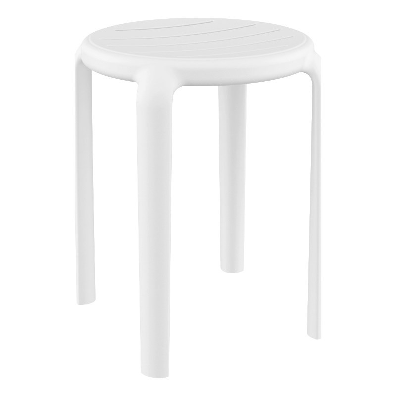 Compamia Tom Resin Dining Stool in White finish