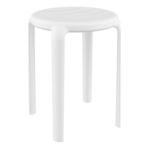 Compamia Tom Resin Dining Stool in White finish