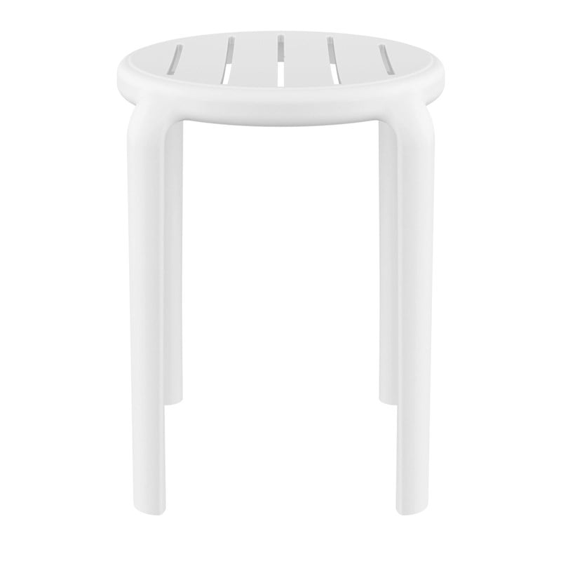 Compamia Tom Resin Dining Stool in White finish