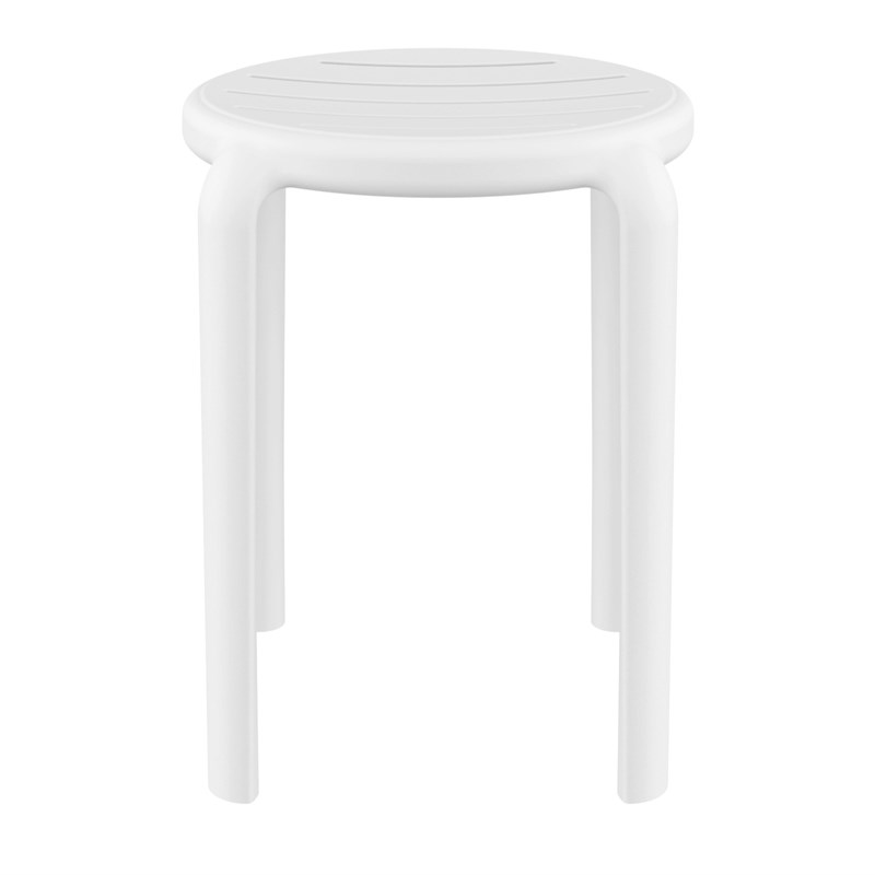 Compamia Tom Resin Dining Stool in White finish