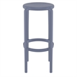 Compamia Tom Resin Bar Stool in Dark Gray finish
