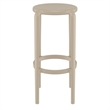 Compamia Tom Resin Bar Stool Taupe