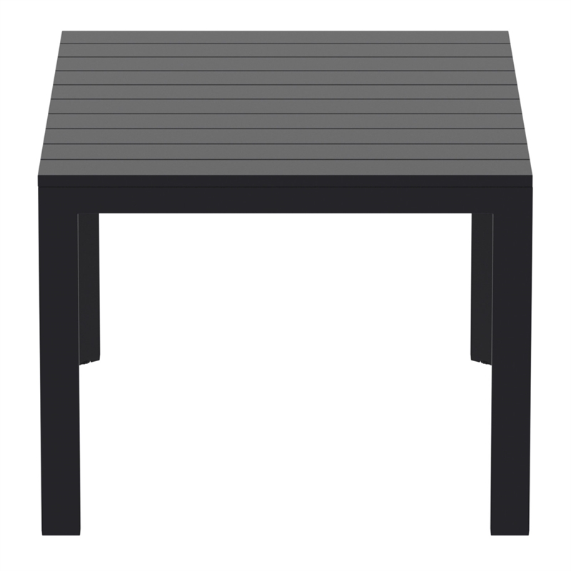 Compamia Atlantic 55-83 inch Extendable Dining Table in Black finish