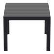 Compamia Atlantic 55-83 inch Extendable Dining Table in Black finish