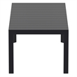 Compamia Atlantic 55-83 inch Extendable Dining Table in Black finish