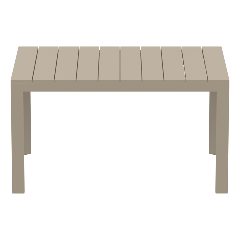 Compamia Atlantic 55-83 inch Extendable Dining Table in Taupe finish