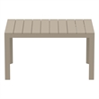 Compamia Atlantic 55-83 inch Extendable Dining Table in Taupe finish
