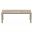 Compamia Atlantic 55-83 inch Extendable Dining Table in Taupe finish