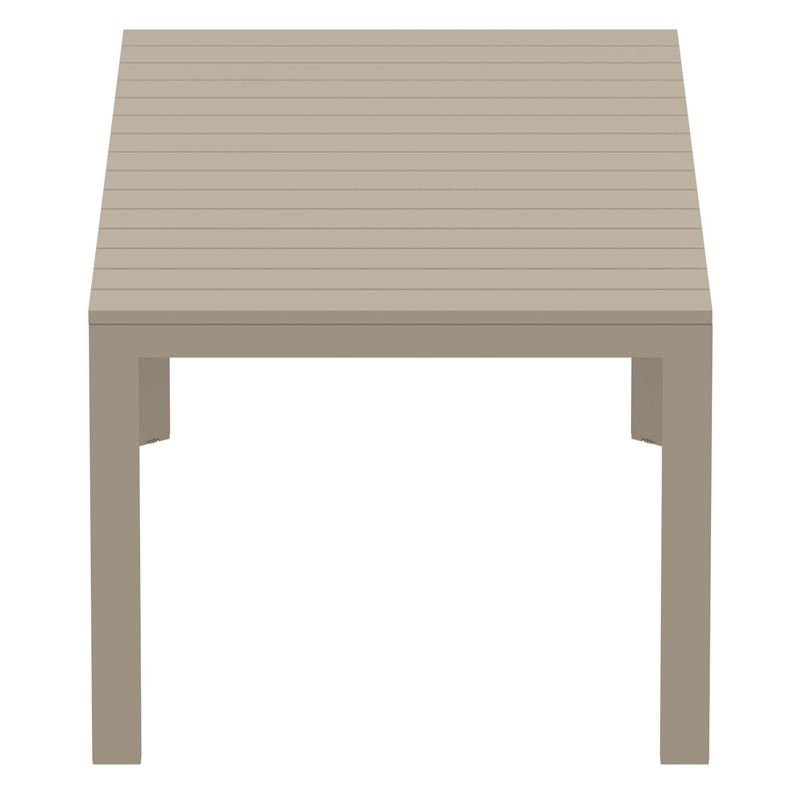 Compamia Atlantic 55-83 inch Extendable Dining Table in Taupe finish