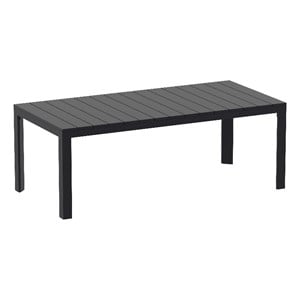 Compamia Atlantic XL 83-110 inch Extendable Dining Table in Black finish