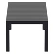 Compamia Atlantic XL 83-110 inch Extendable Dining Table in Black finish