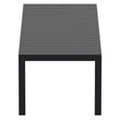 Compamia Atlantic XL 83-110 inch Extendable Dining Table in Black finish
