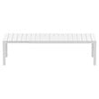 Compamia Atlantic XL 83-110 inch Extendable Dining Table in White finish
