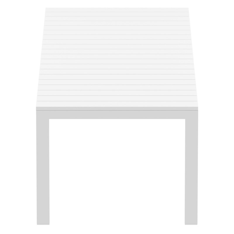 Compamia Atlantic XL 83-110 inch Extendable Dining Table in White finish