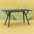 Compamia Max Rectangle Table 55 inch Black