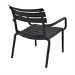 Compamia Paris Outdoor Club Lounge Chair in Black finish