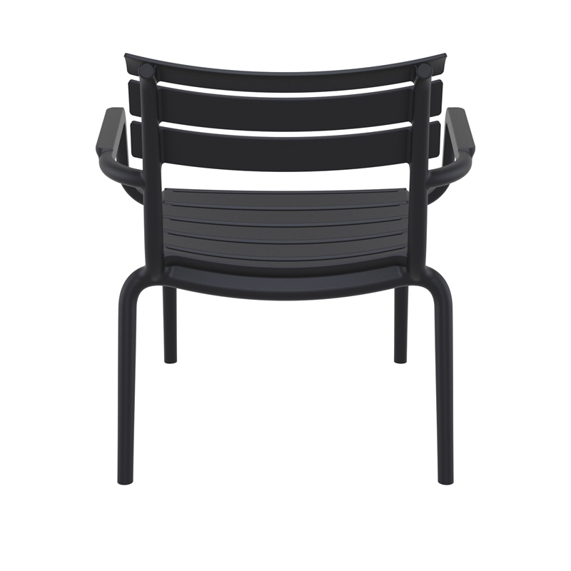 Compamia Paris Outdoor Club Lounge Chair in Black finish
